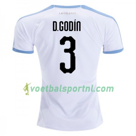 Uruguay Diego Godin 3 Uit Shirt 2019 Copa América